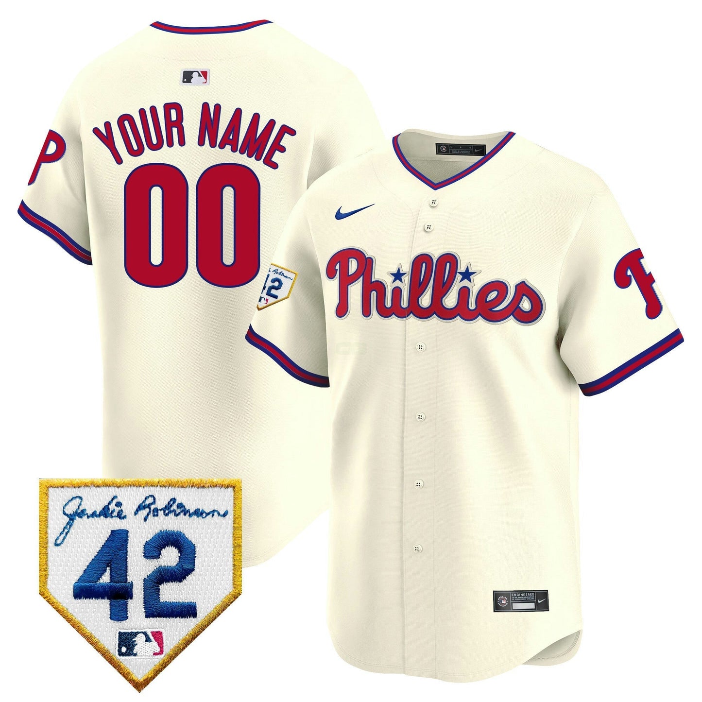 Camisa MLB Jackie 2024 Robinson Patch Vapor Premier Limited Jersey