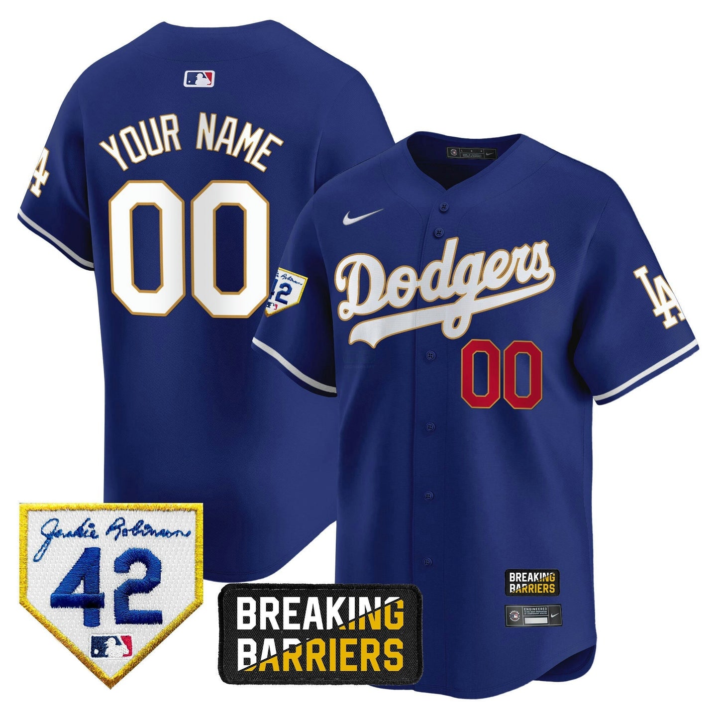 Camisa MLB Jackie Robinson Breaking Barriers Patch Vapor Premier Limited Jersey