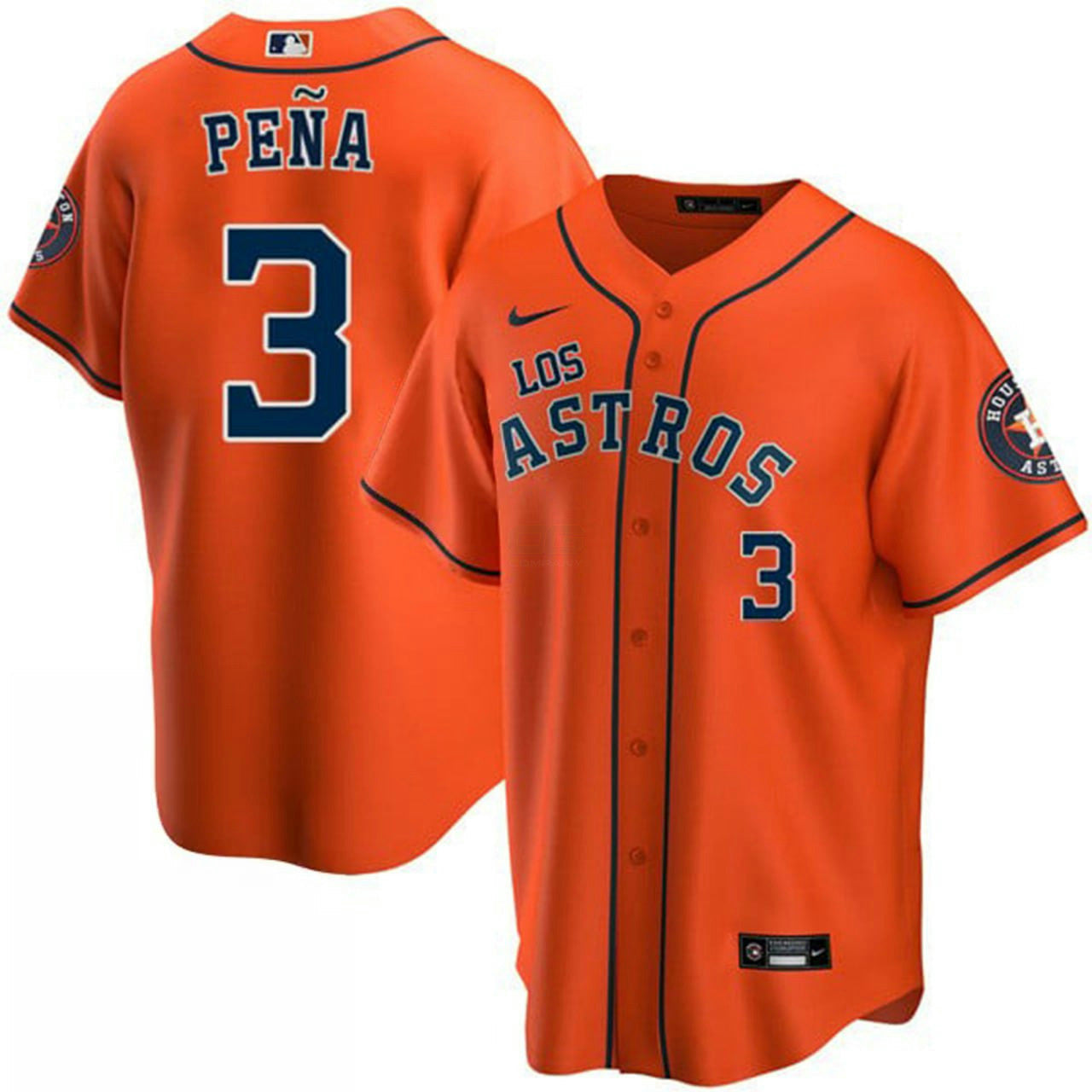 Camisa MLB Jeremy Pena Los Orange Jersey - Laranja