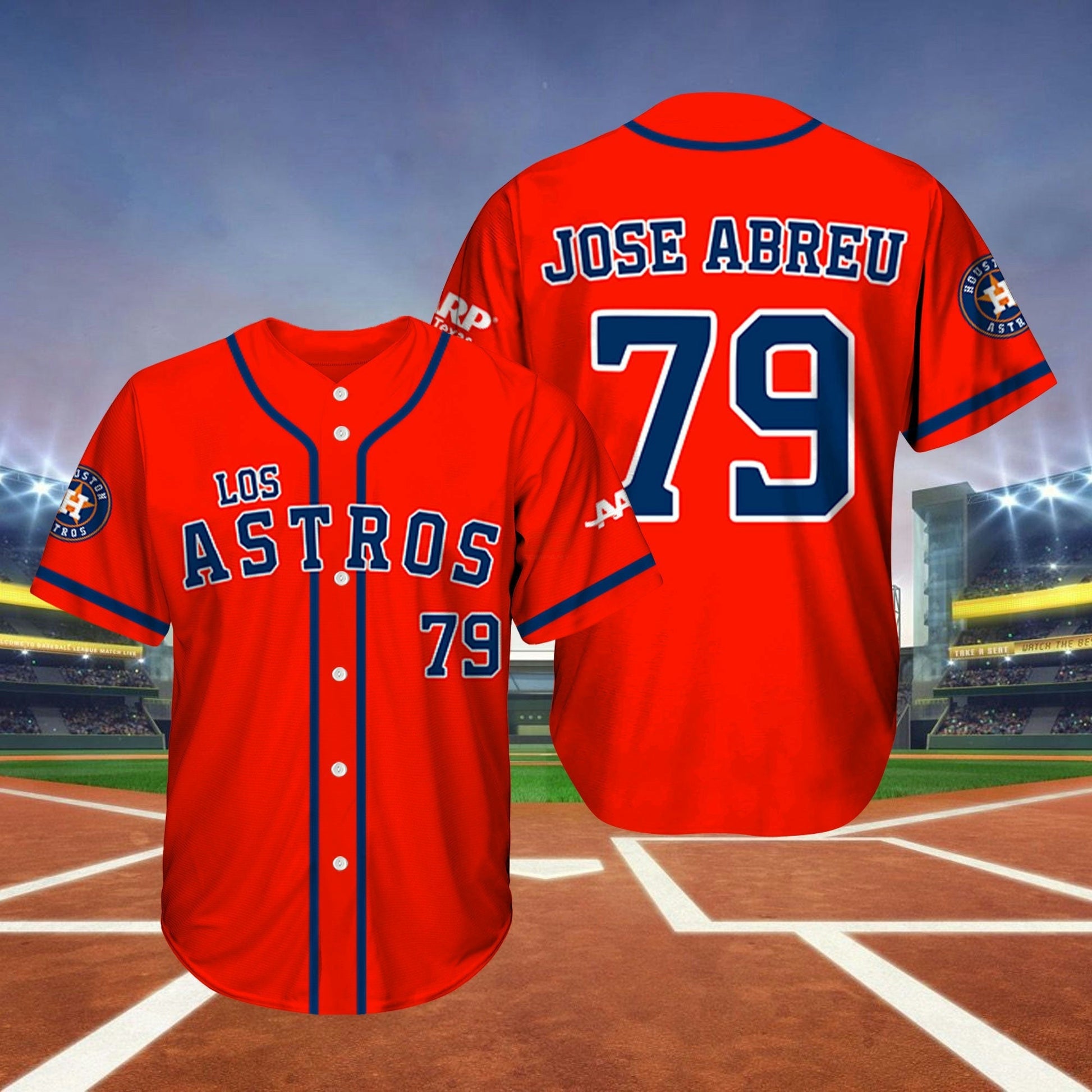 Camisa MLB Jose Abreu Los Jersey - Laranja