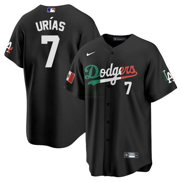 Camisa MLB Julio Urias Los Angeles Mexico Jersey