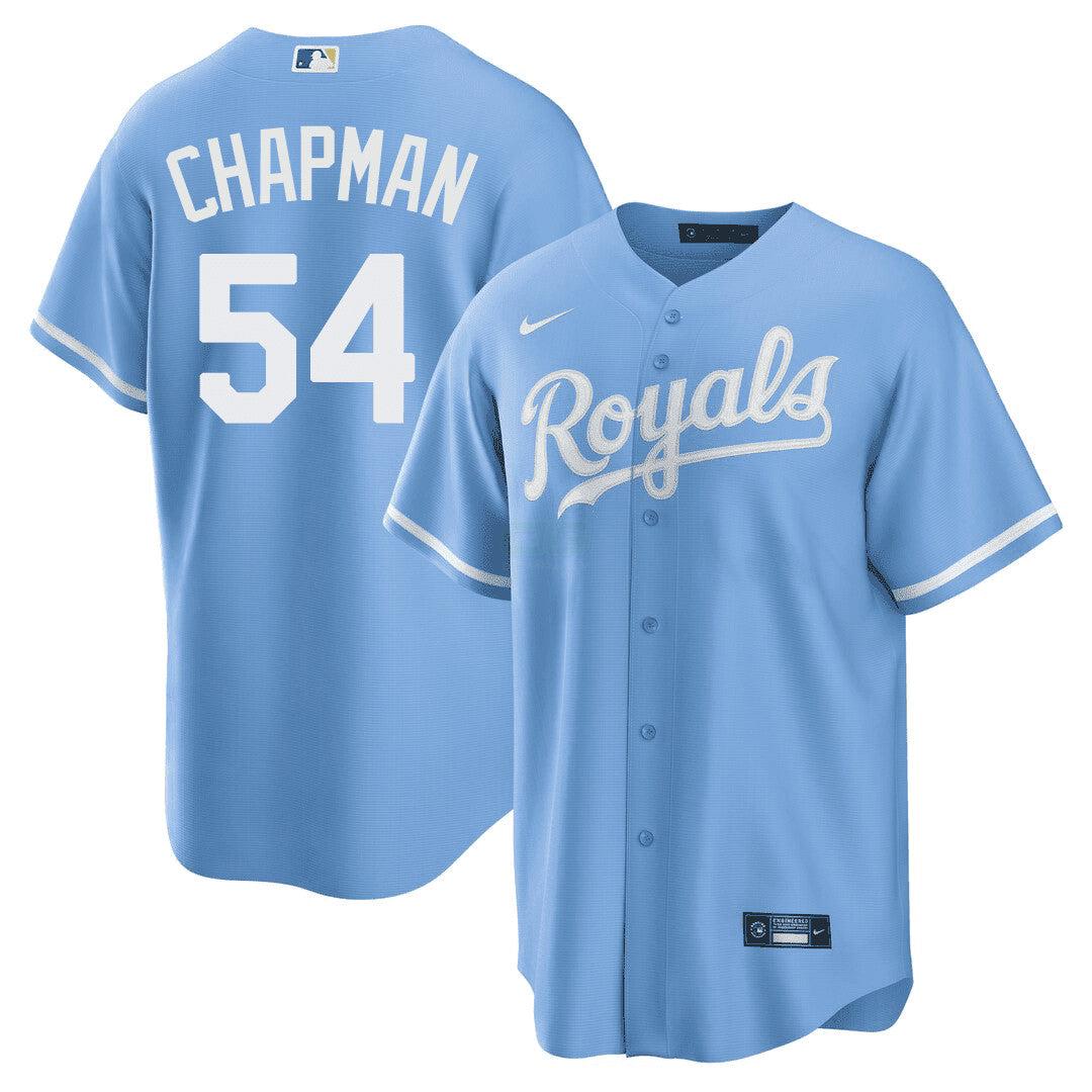 Camisa MLB Kansas City Light Blue Jersey
