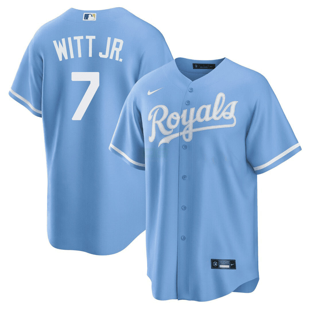 Camisa MLB Kansas City Light Blue Jersey
