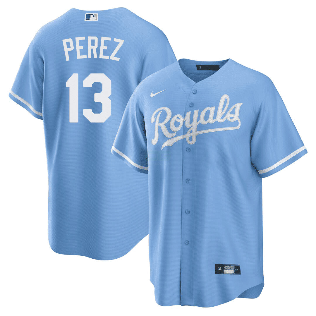 Camisa MLB Kansas City Light Blue Jersey