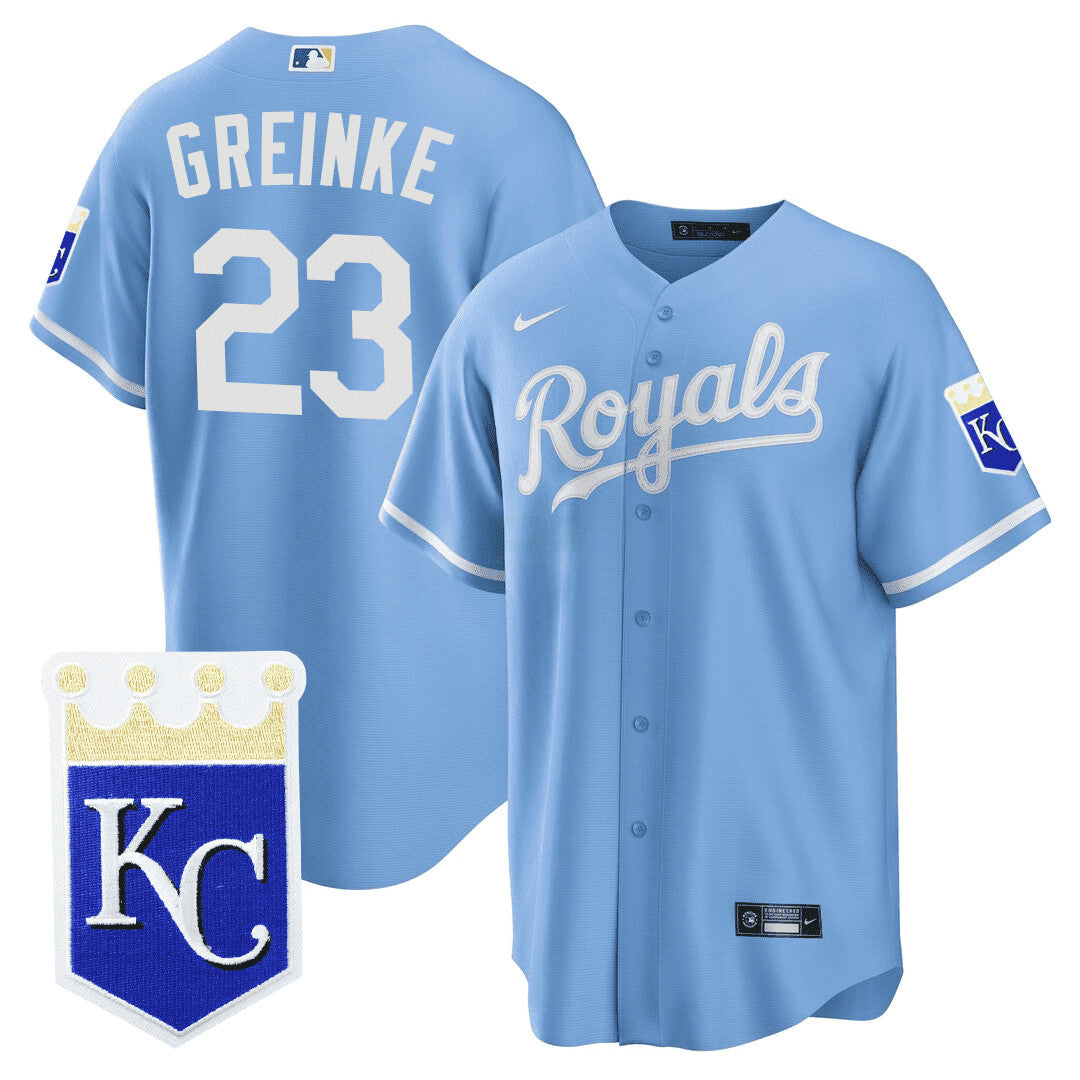 Camisa MLB Kansas City Light Blue Jersey