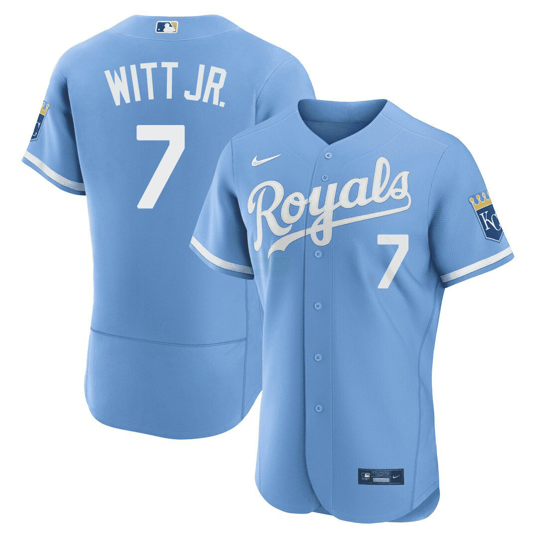 Camisa MLB Kansas City Light Blue Jersey