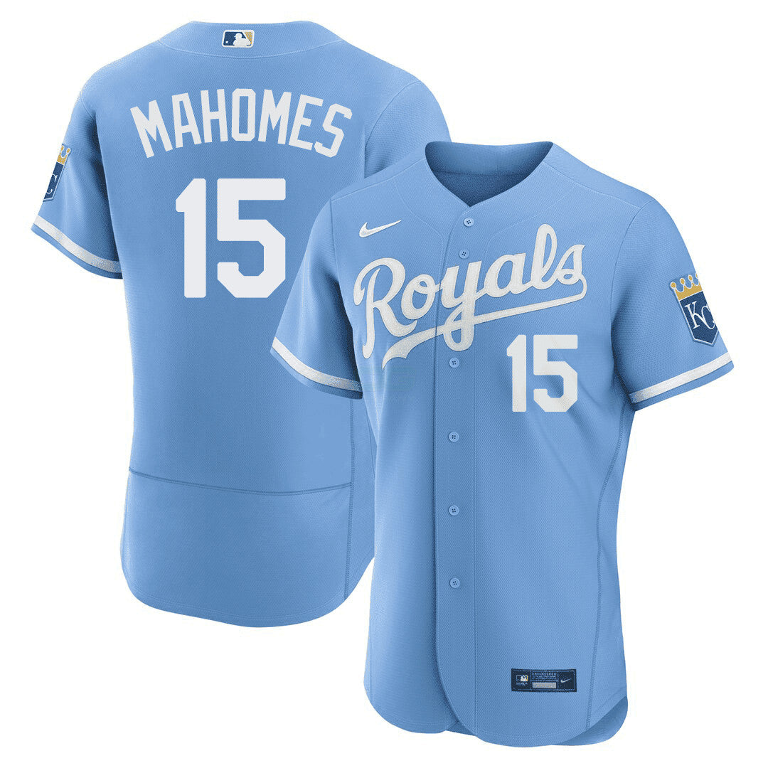 Camisa MLB Kansas City Light Blue Jersey