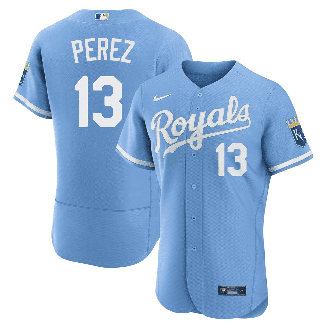 Camisa MLB Kansas City Light Blue Jersey