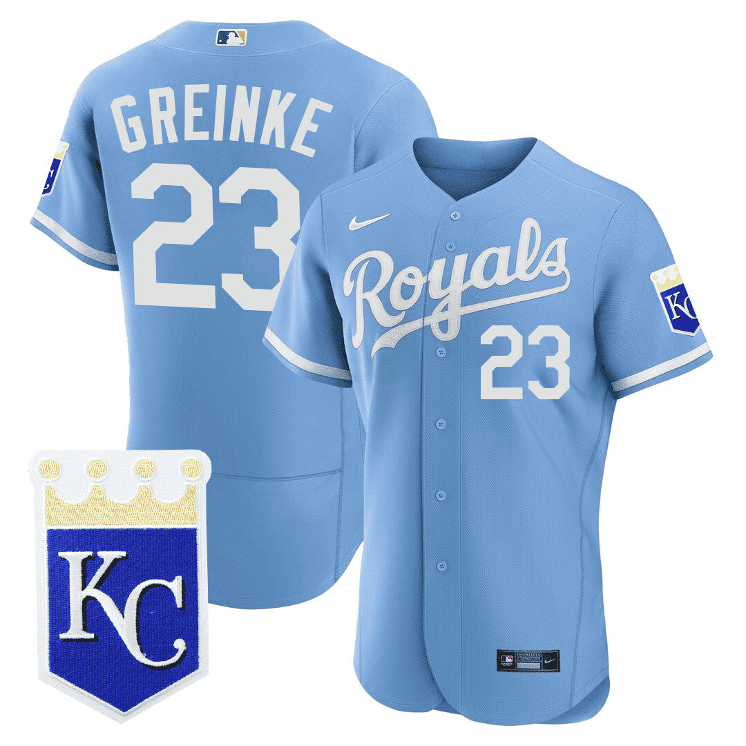 Camisa MLB Kansas City Light Blue Jersey