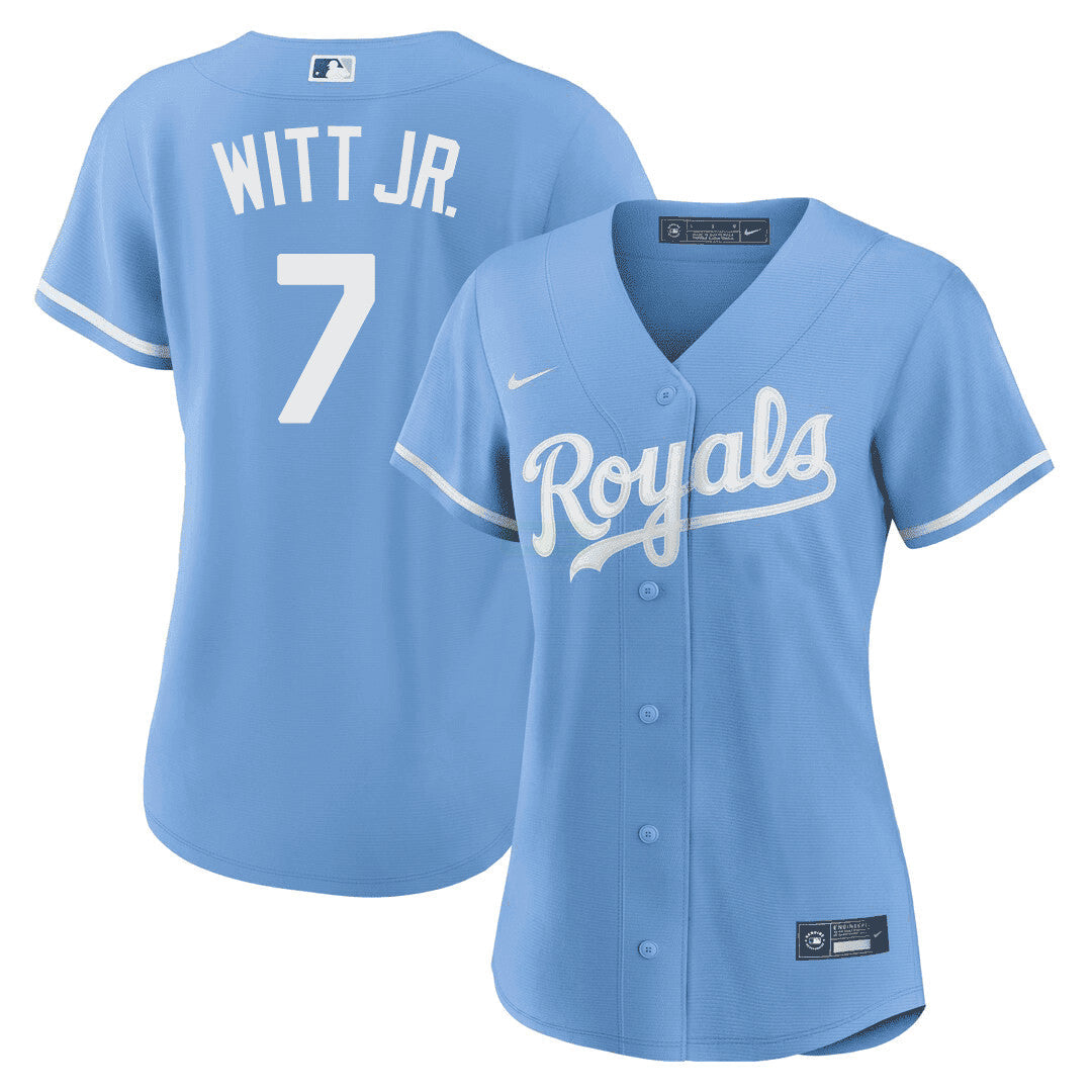 Camisa MLB Kansas City Light Blue Jersey