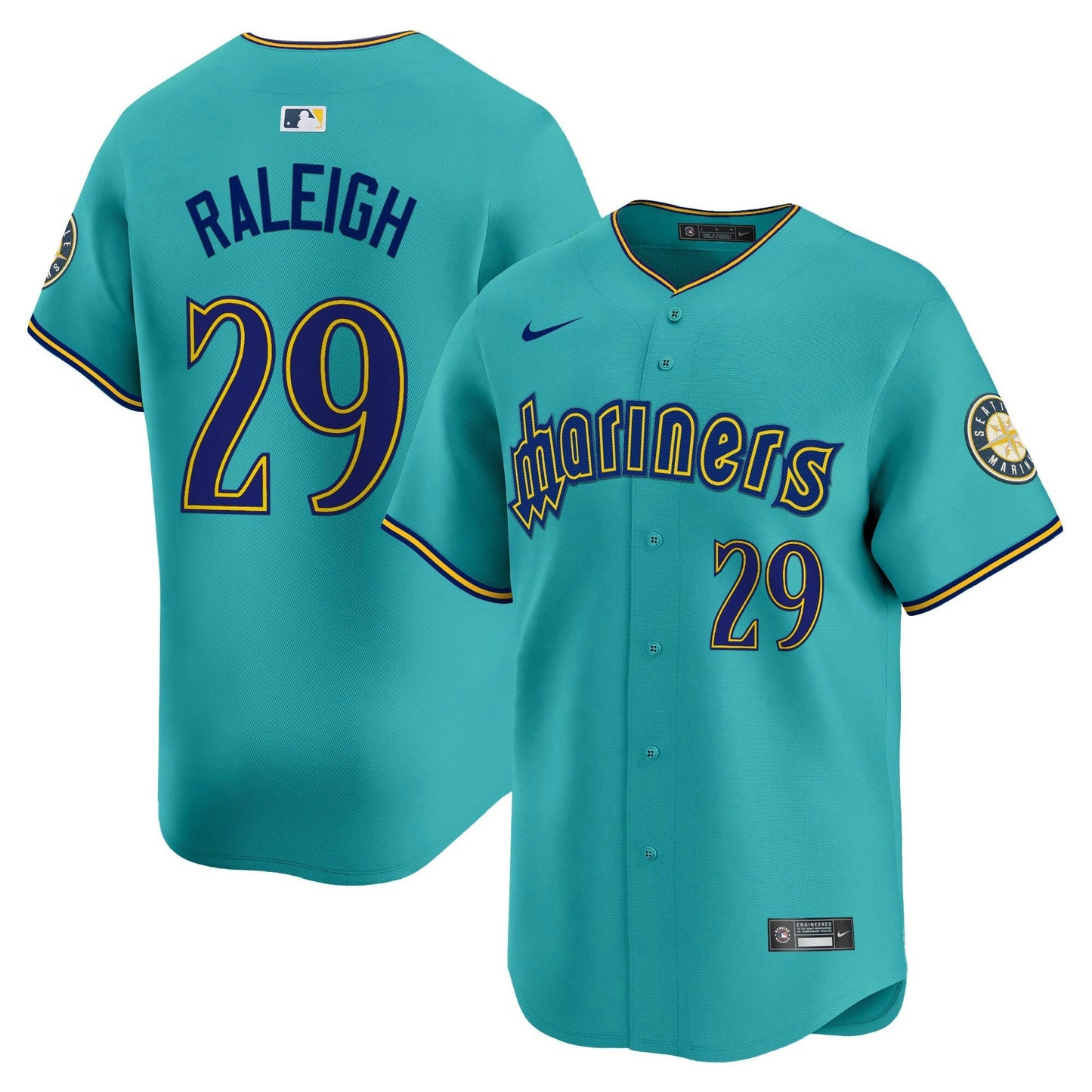 Camisa MLB Seattle Mariners Limited Jersey - Água