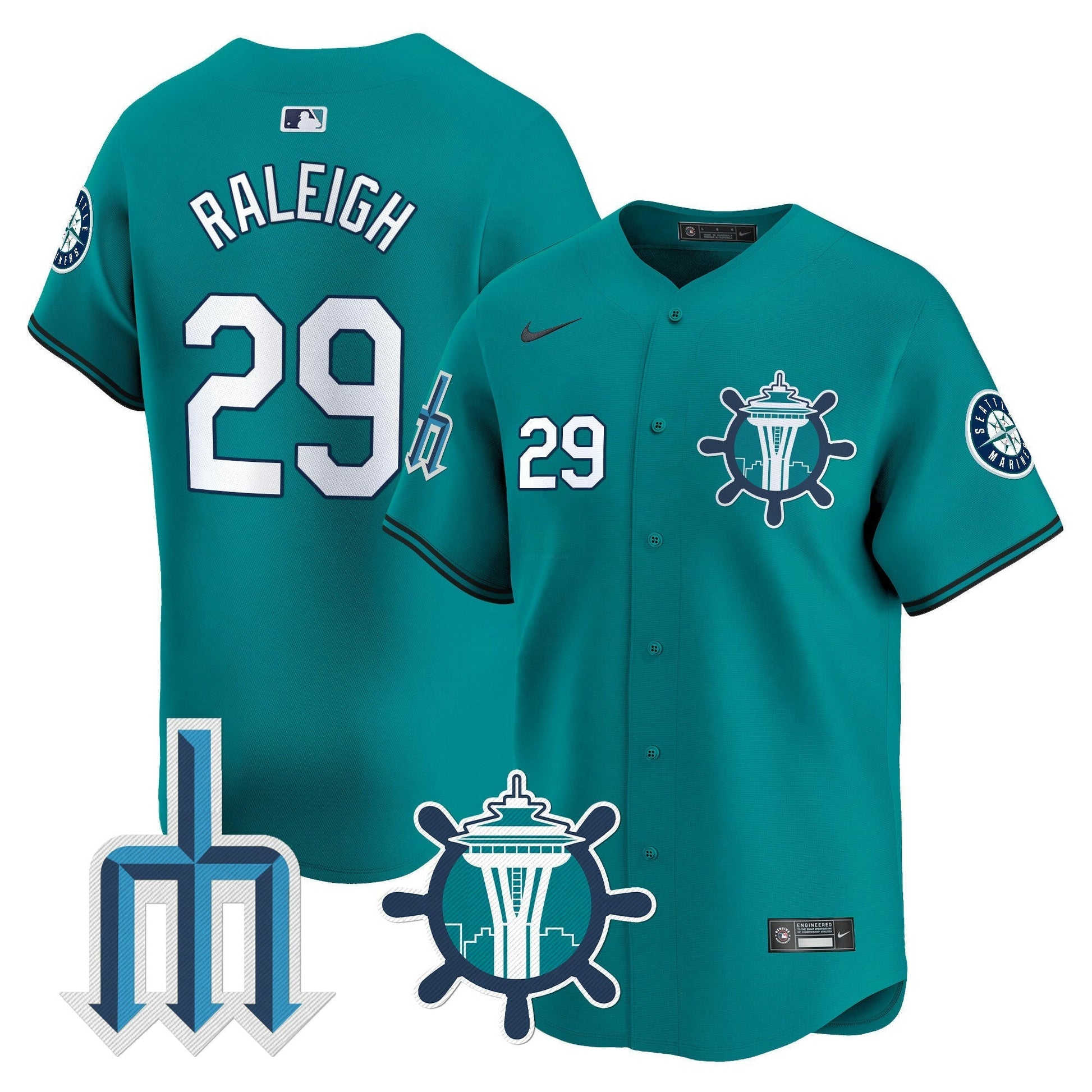 Camisa MLB Seattle Mariners Limited Jersey - Água V2
