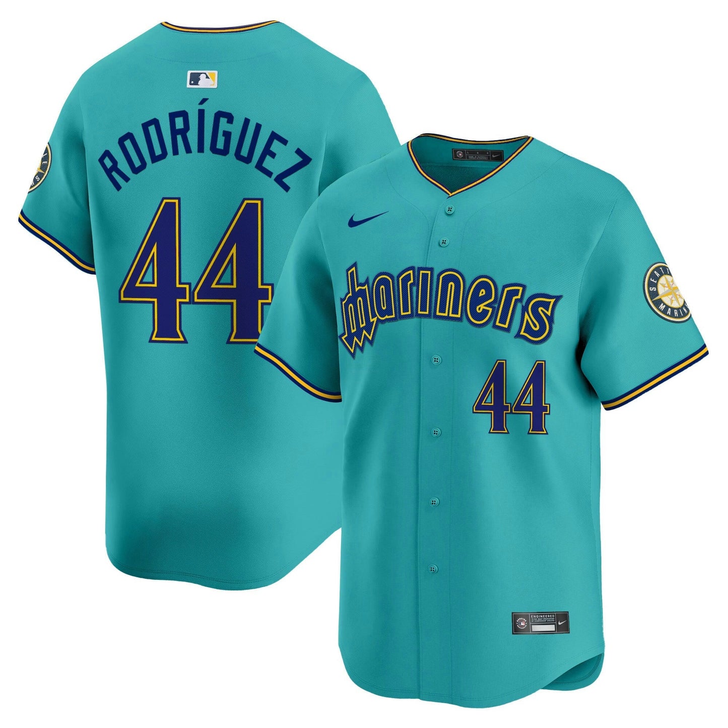 Camisa MLB Seattle Mariners Limited Jersey - Água