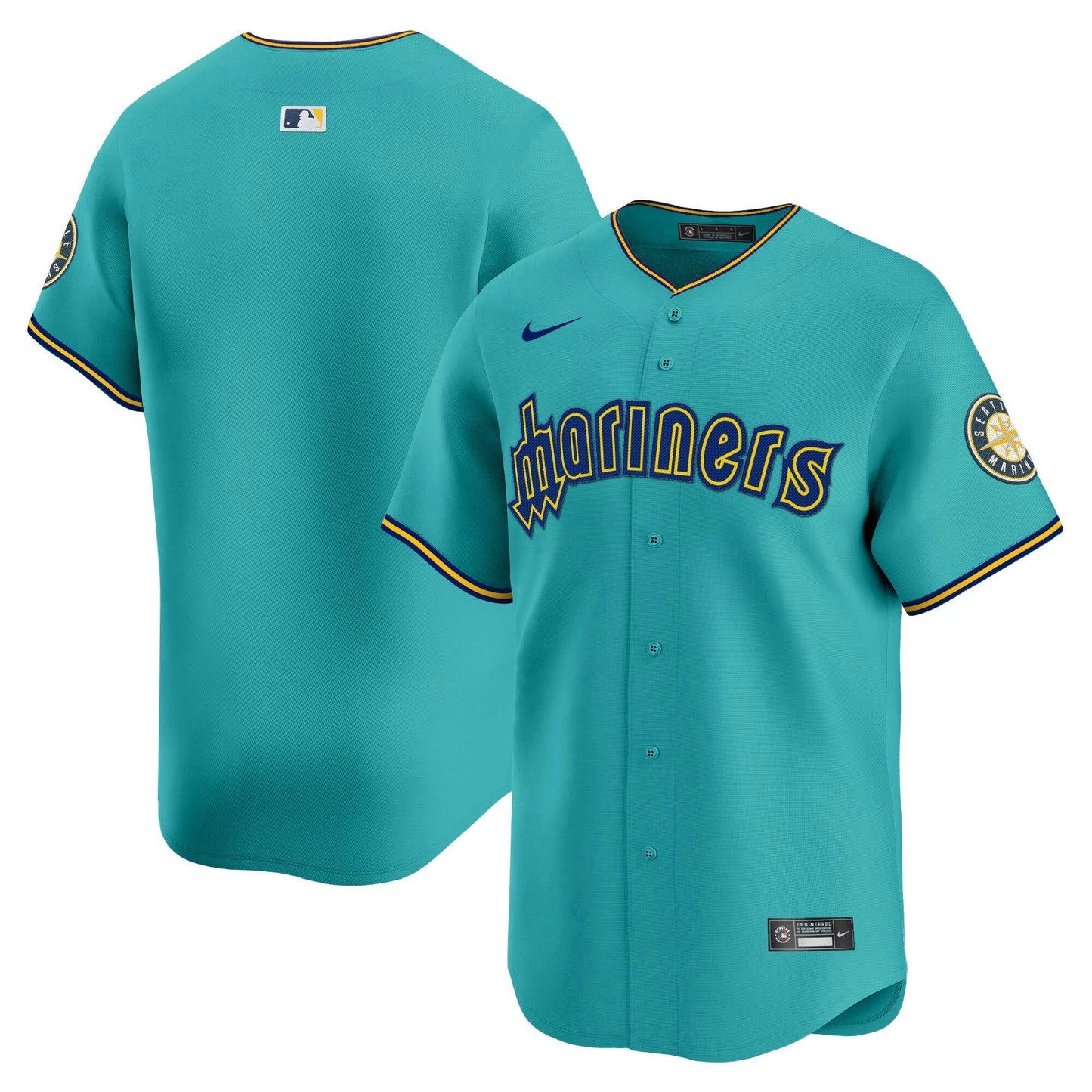 Camisa MLB Seattle Mariners Limited Jersey - Água