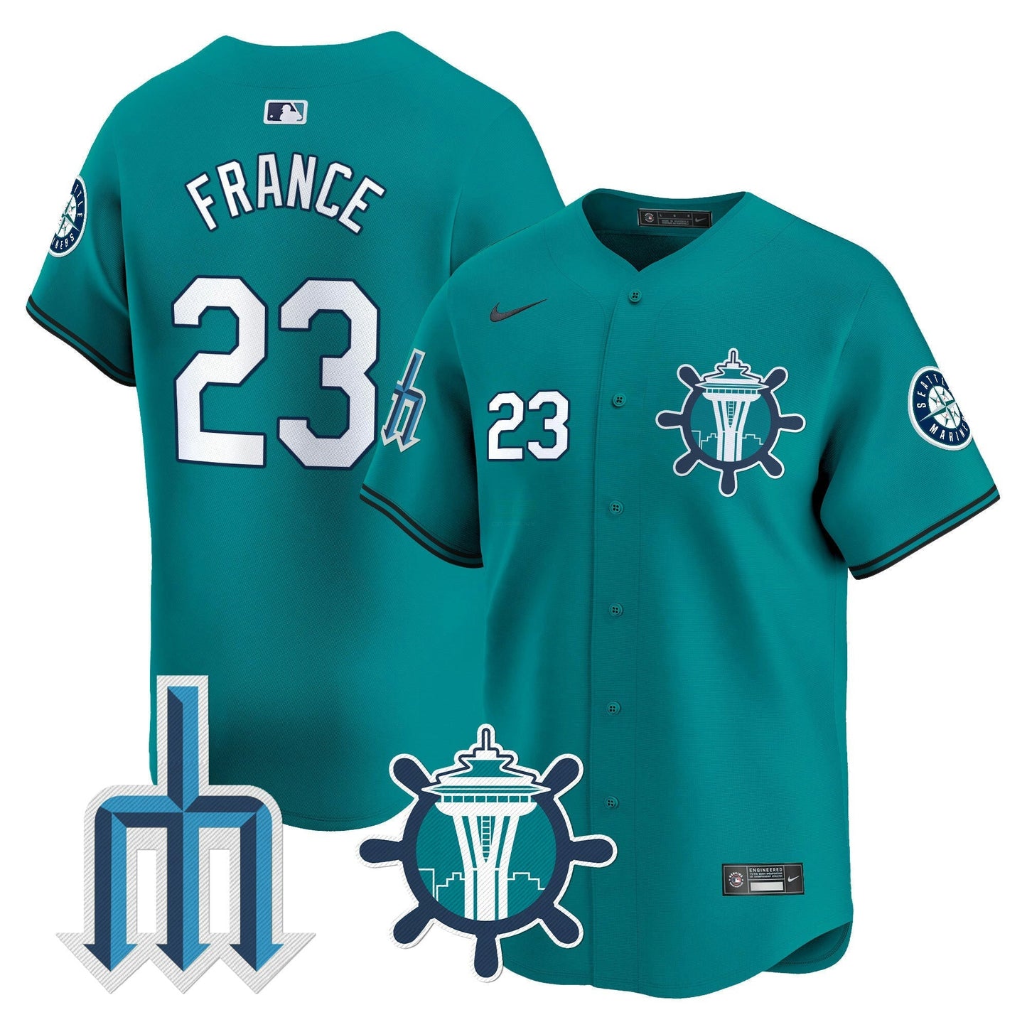 Camisa MLB Seattle Mariners Limited Jersey - Água V2