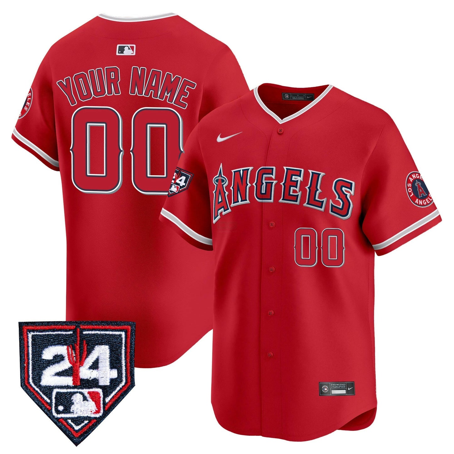 Camisa MLB Los Angeles 2024 Spring Training Patch Vapor Premier Limited Jersey