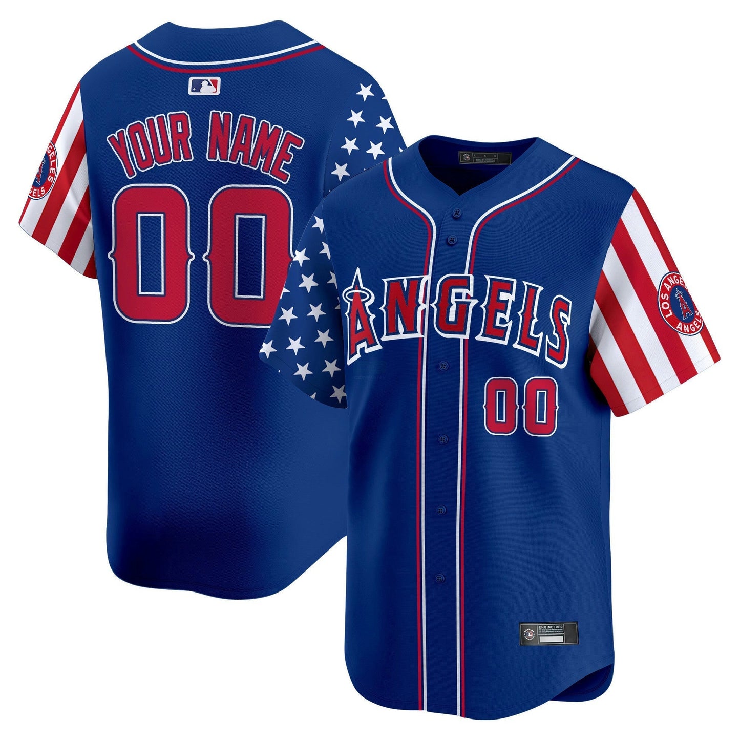 Camisa MLB Los Angeles 2025 Independence Day Vapor Premier Limited Jersey