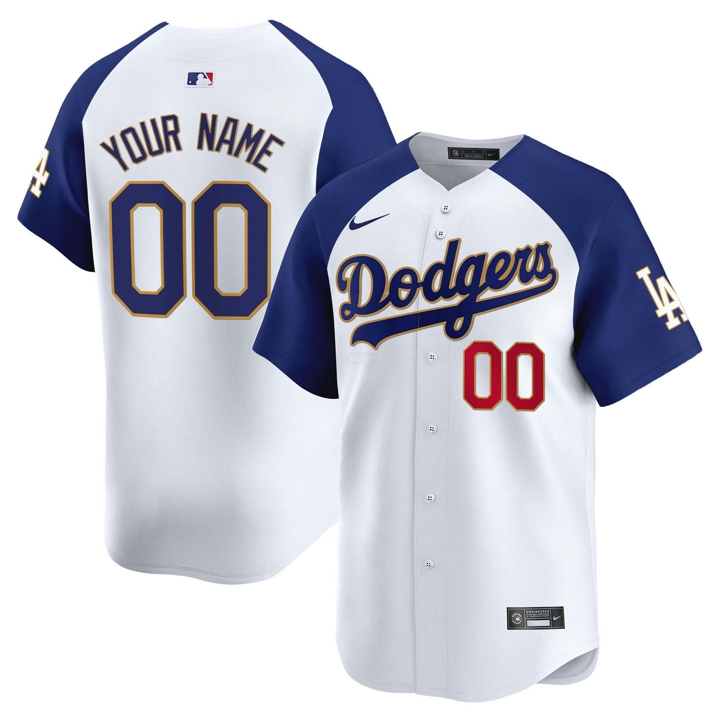 Camisa MLB Los Angeles Gold Trim Vapor Premier Limited Jersey