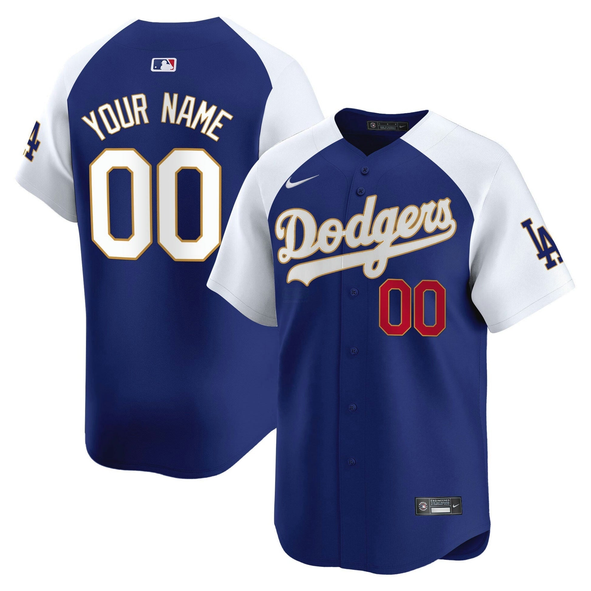 Camisa MLB Los Angeles Gold Trim Vapor Premier Limited Jersey