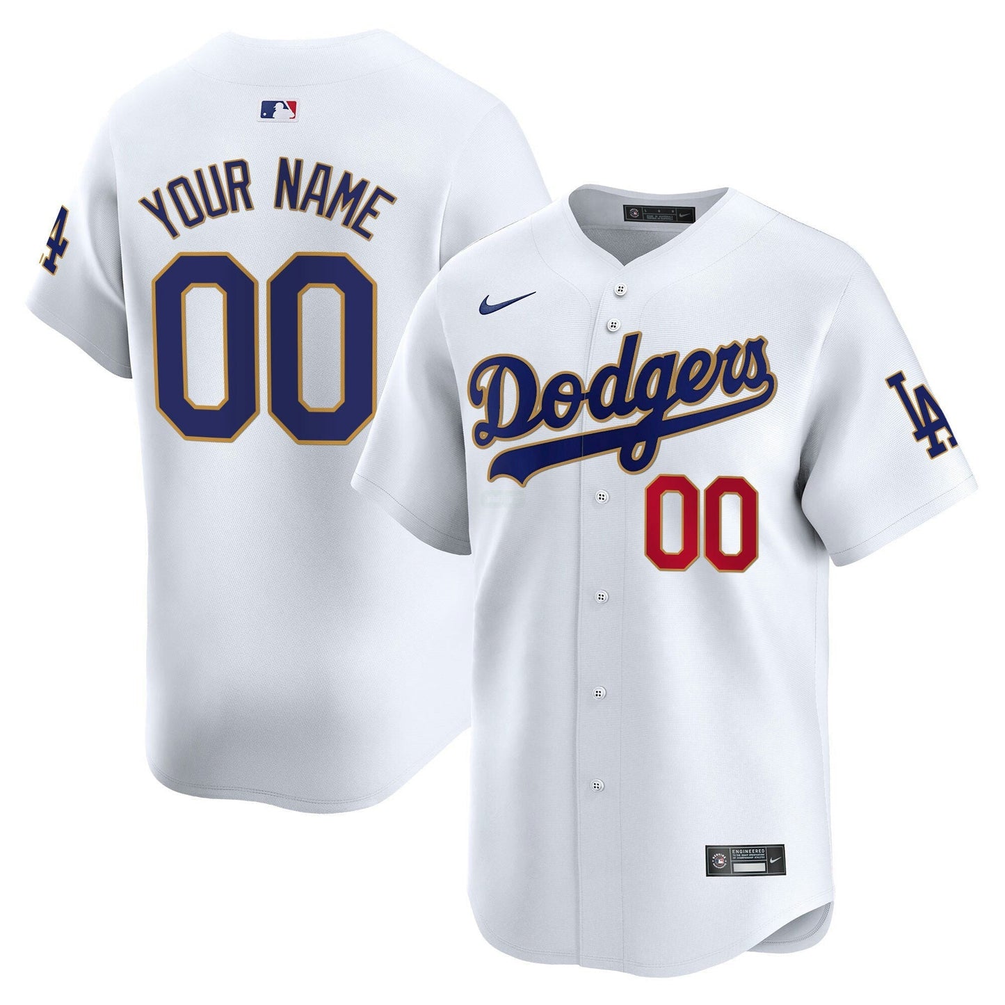 Camisa MLB Los Angeles Gold Trim Vapor Premier Limited Jersey