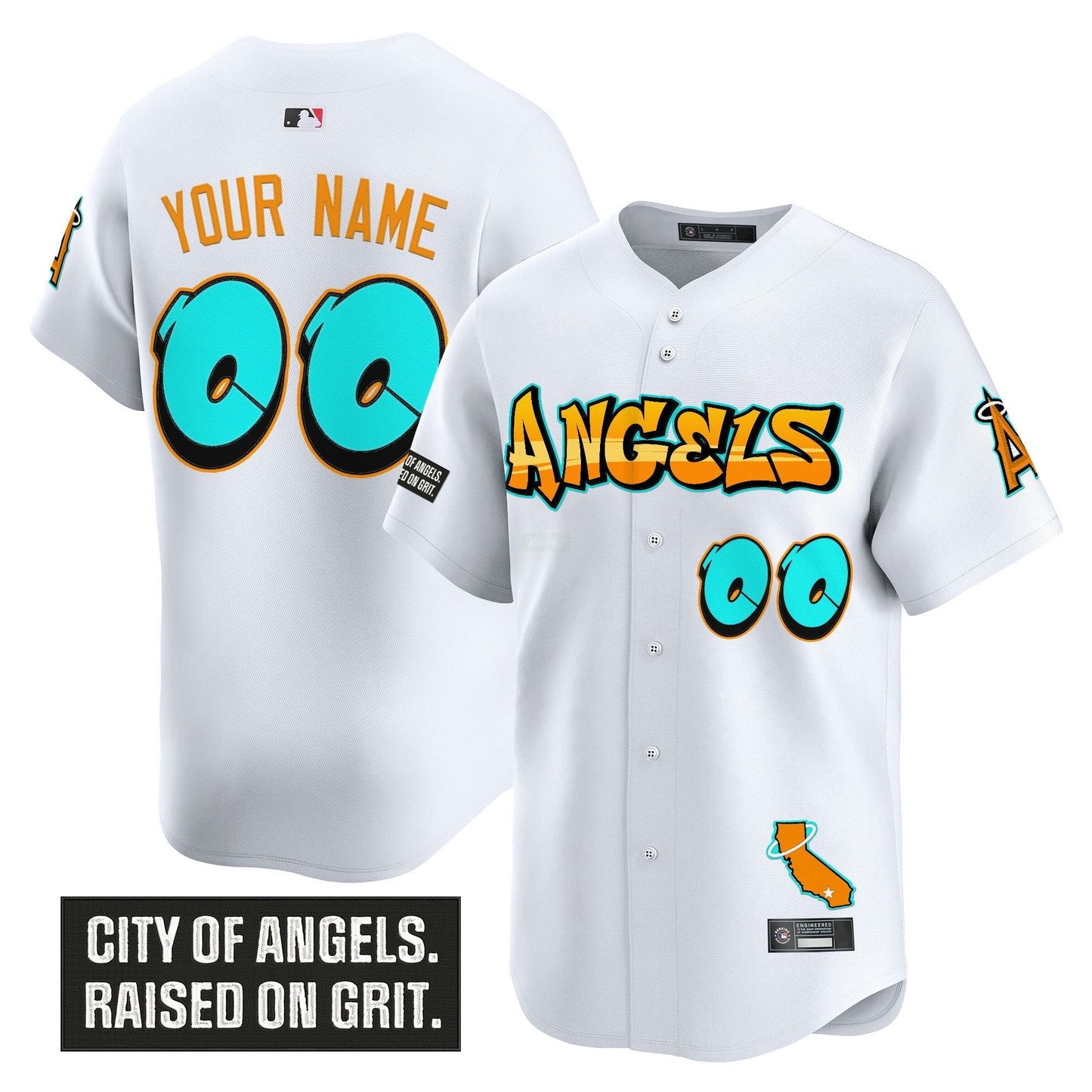 Camisa MLB Los Angeles ‘Graffiti Halo Drop Edition’ Vapor Premier Limited Jersey