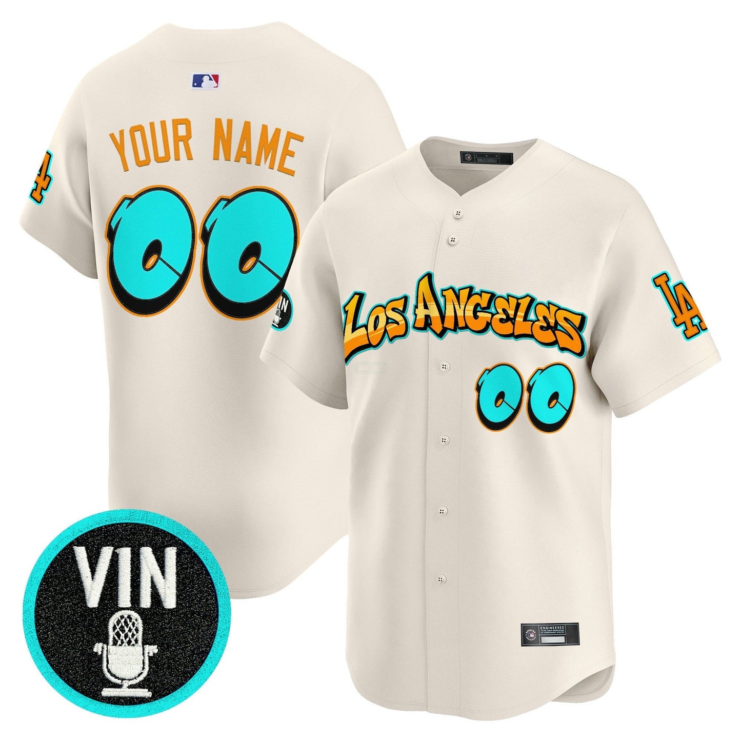 Camisa MLB Los Angeles ‘Graffiti Street Style Edition’ Vapor Premier Limited Jersey