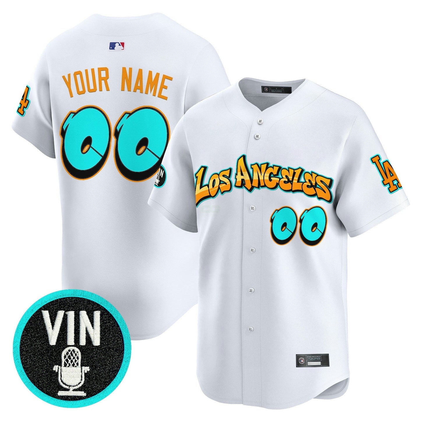 Camisa MLB Los Angeles ‘Graffiti Street Style Edition’ Vapor Premier Limited Jersey