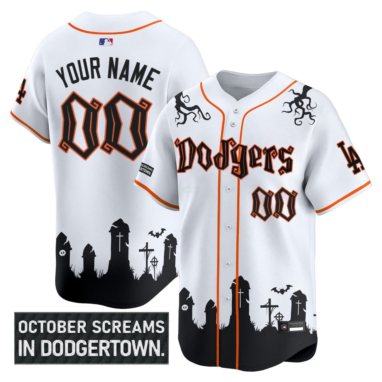 Camisa MLB Los Angeles ‘Halloween Edition’ Premier Limited Jersey – Stitched