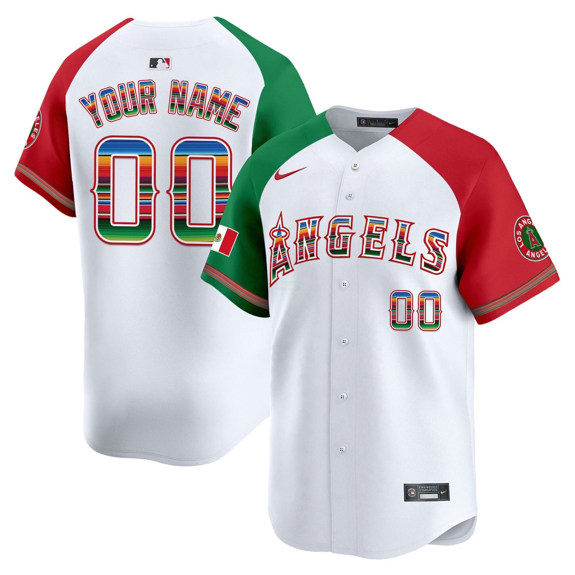 Camisa MLB Los Angeles Angels Los Angeles Mexico Vapor Premier Limited Jersey