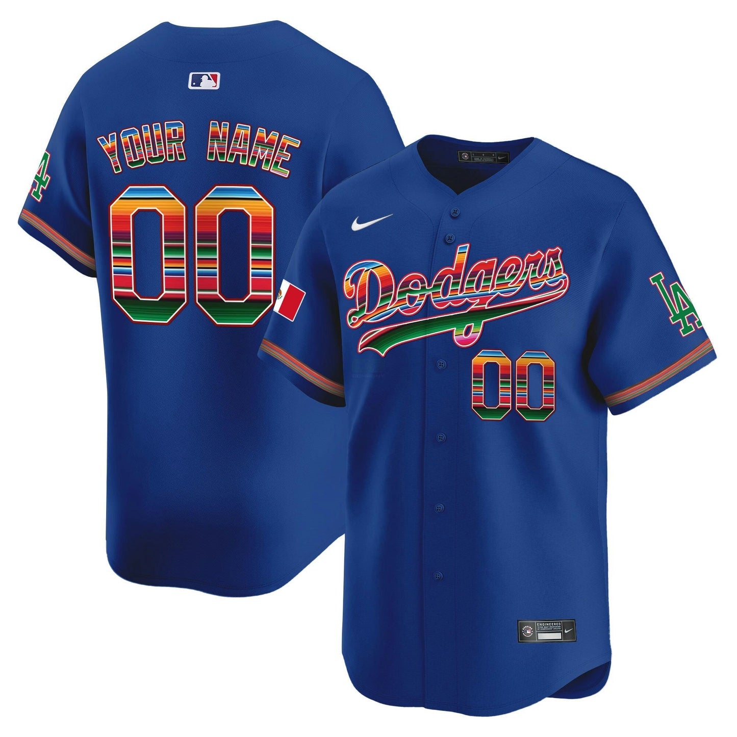 Camisa MLB Los Angeles Dodgers Los Angeles Mexico Vapor Premier Limited Jersey