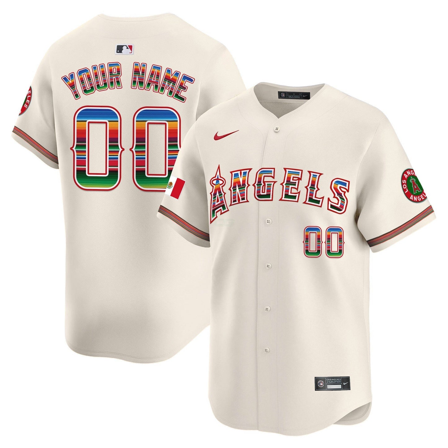 Camisa MLB Los Angeles Angels Los Angeles Mexico Vapor Premier Limited Jersey