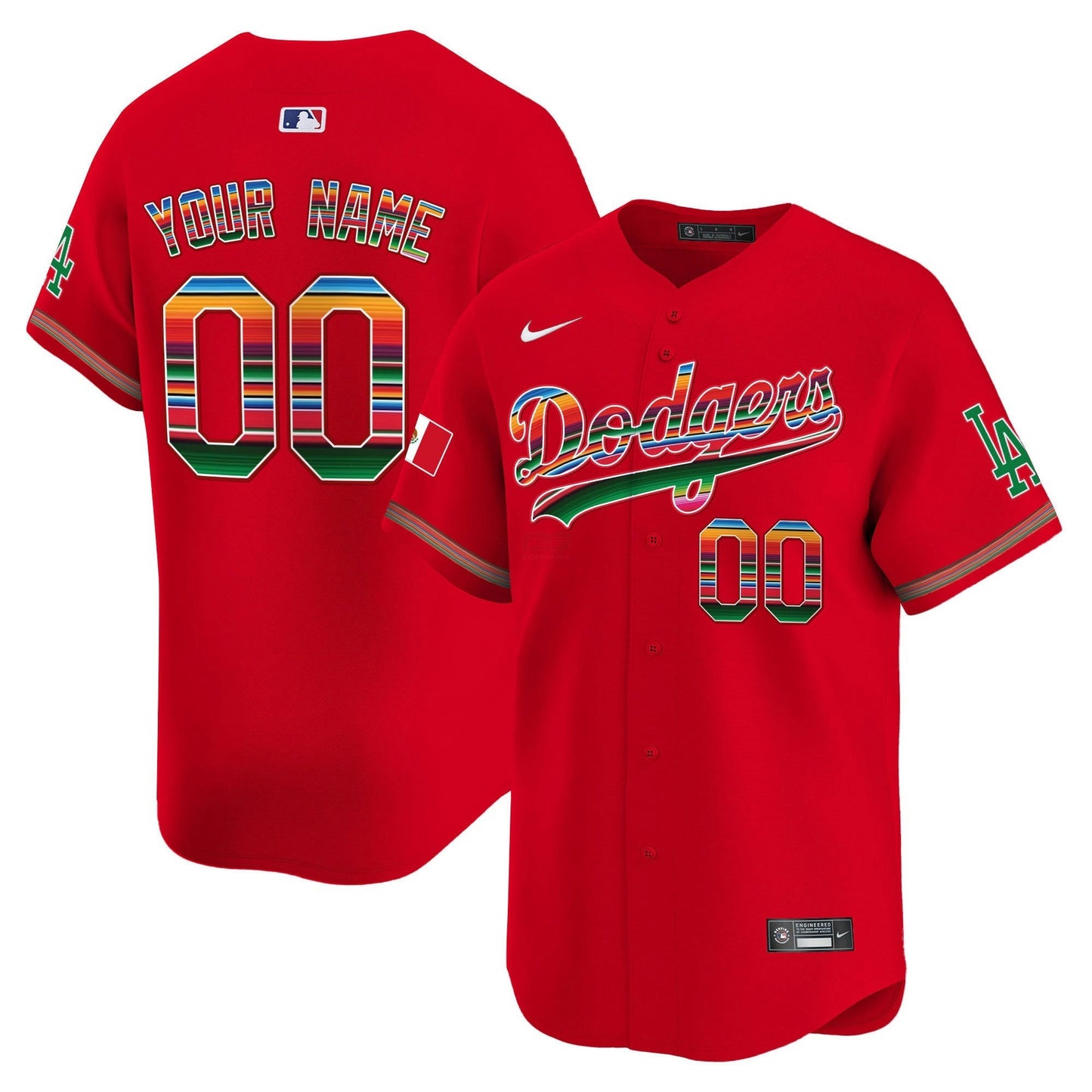 Camisa MLB Los Angeles Dodgers Los Angeles Mexico Vapor Premier Limited Jersey