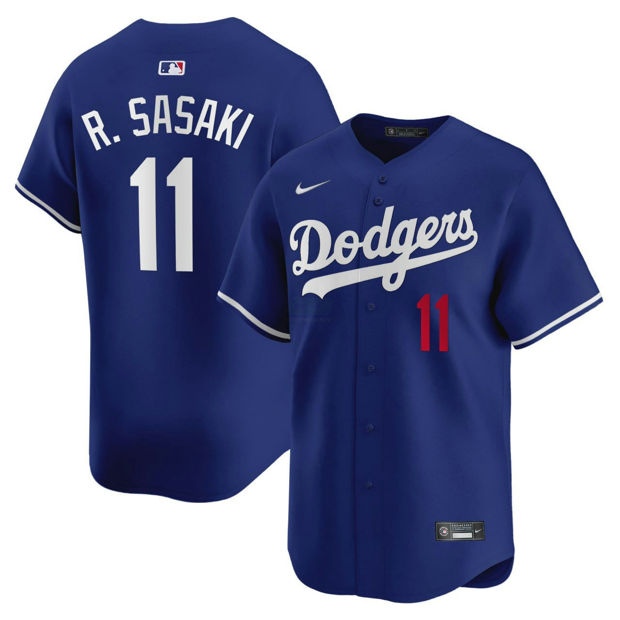 Camisa MLB Los Angeles Roki Sasaki Blue Jersey - Azul