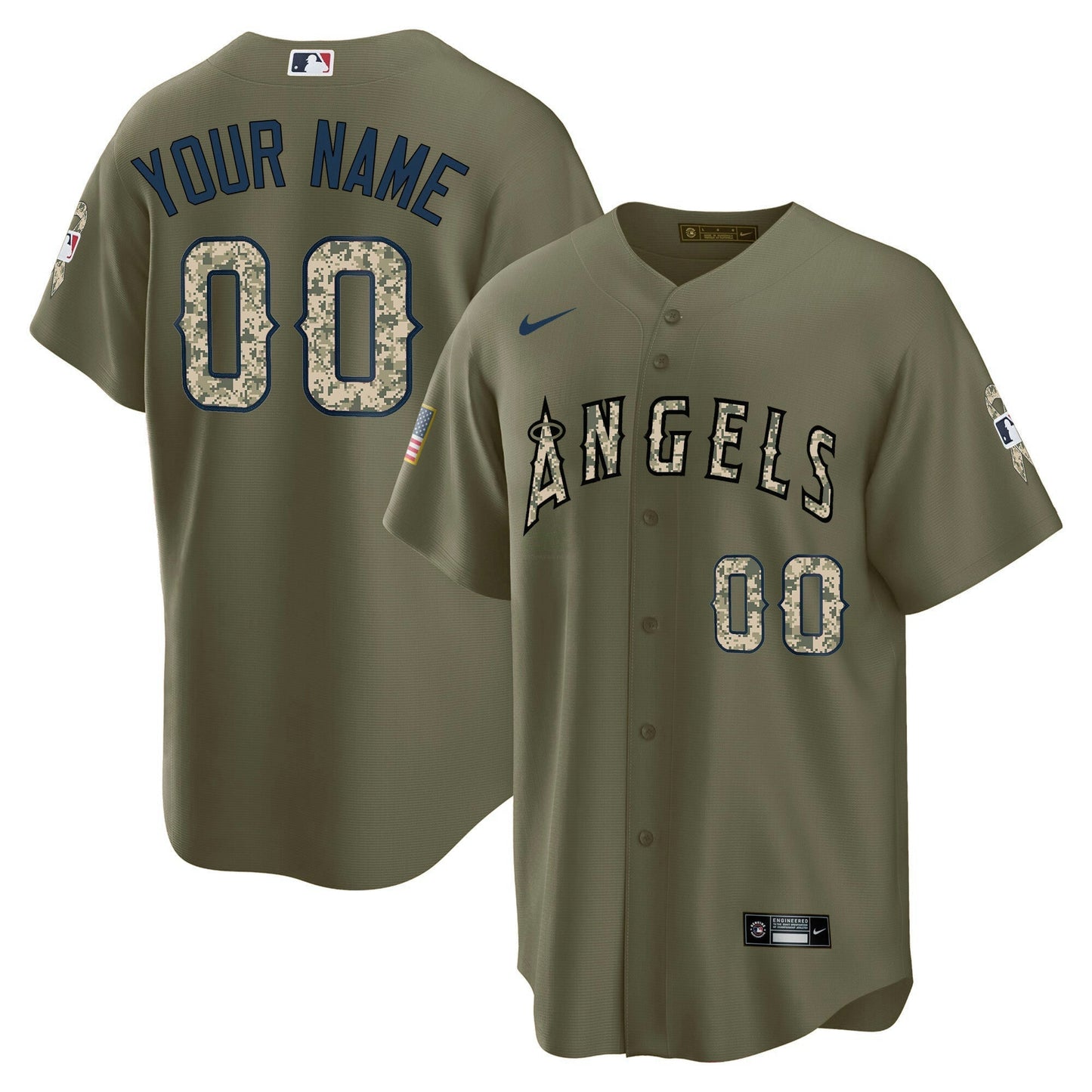 Camisa MLB Los Angeles Salute To Service Jersey - Salute To Service