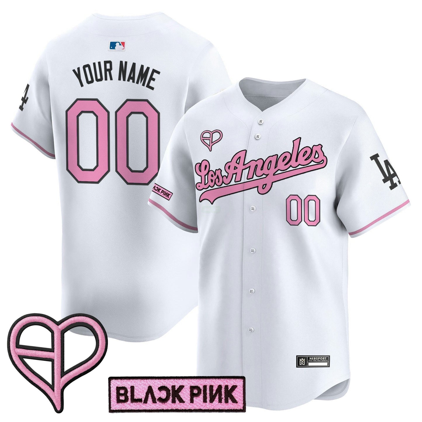 Camisa MLB Los Angeles x BLACKPINK 2025 Vapor Premier Limited Jersey