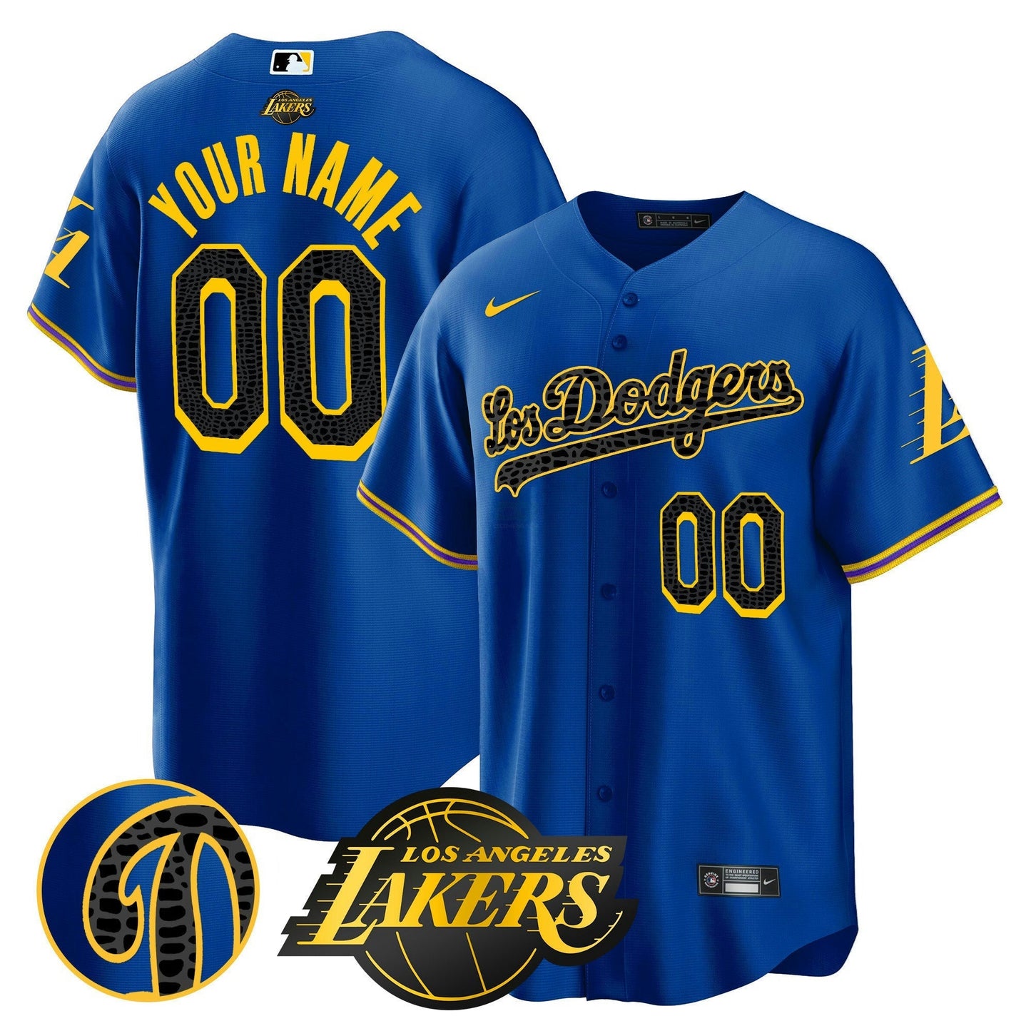 Camisa MLB Los Cool Base Mamba Jersey