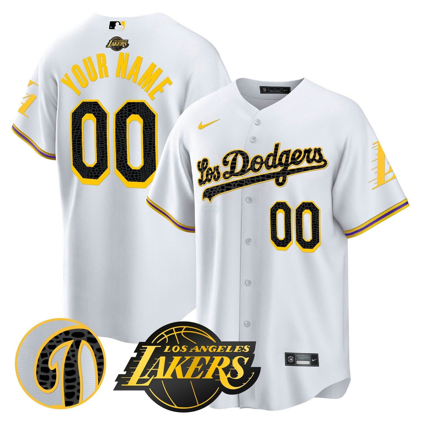 Camisa MLB Los Cool Base Mamba Jersey