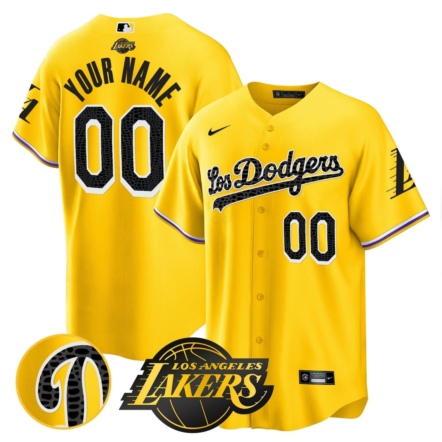 Camisa MLB Los Cool Base Mamba Jersey