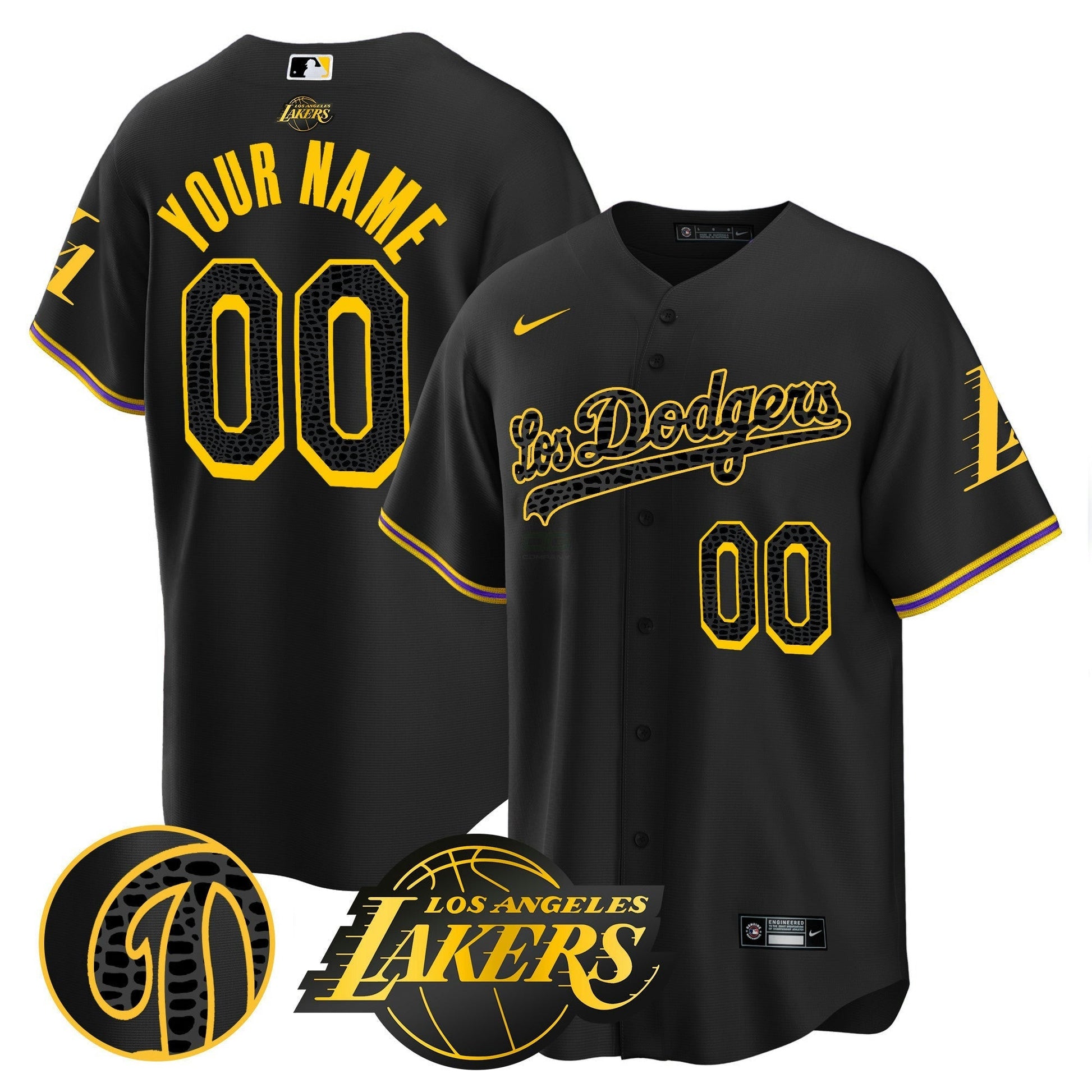 Camisa MLB Los Cool Base Mamba Jersey