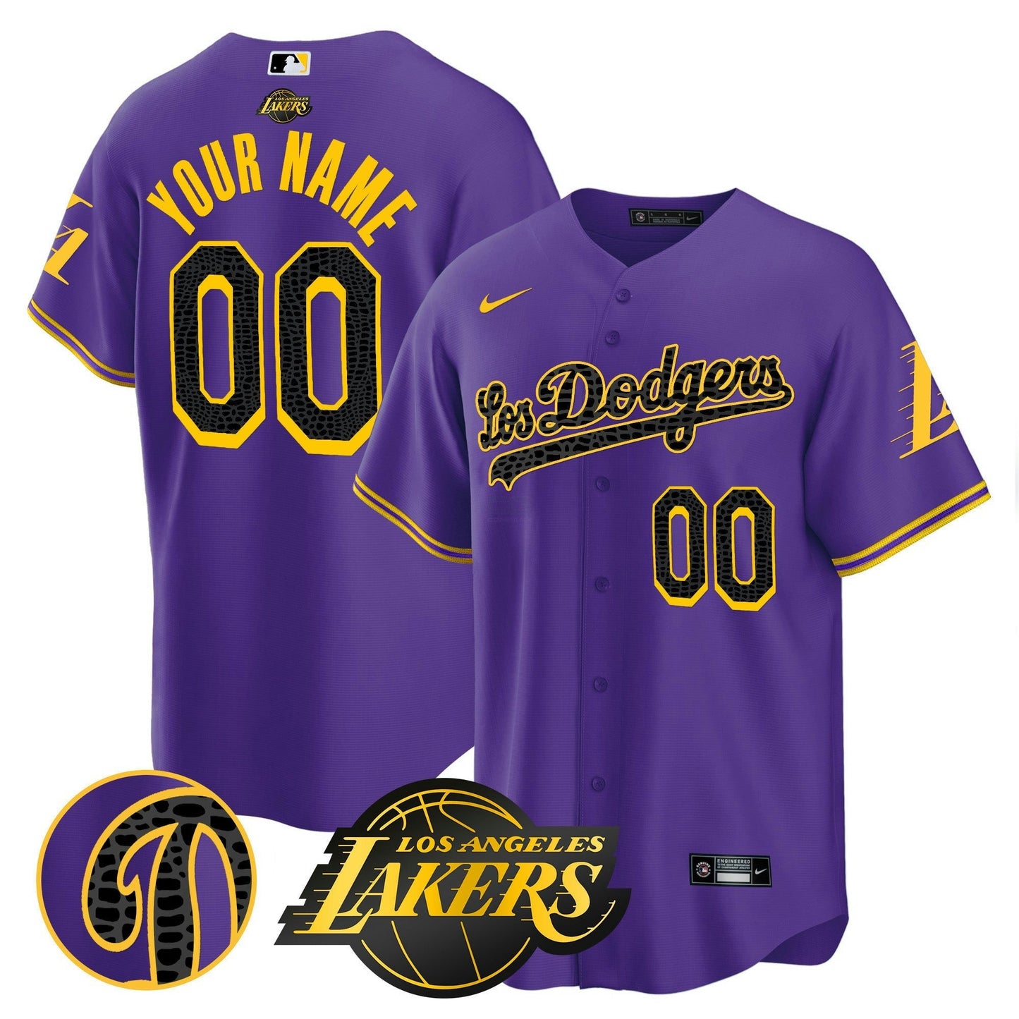 Camisa MLB Los Cool Base Mamba Jersey