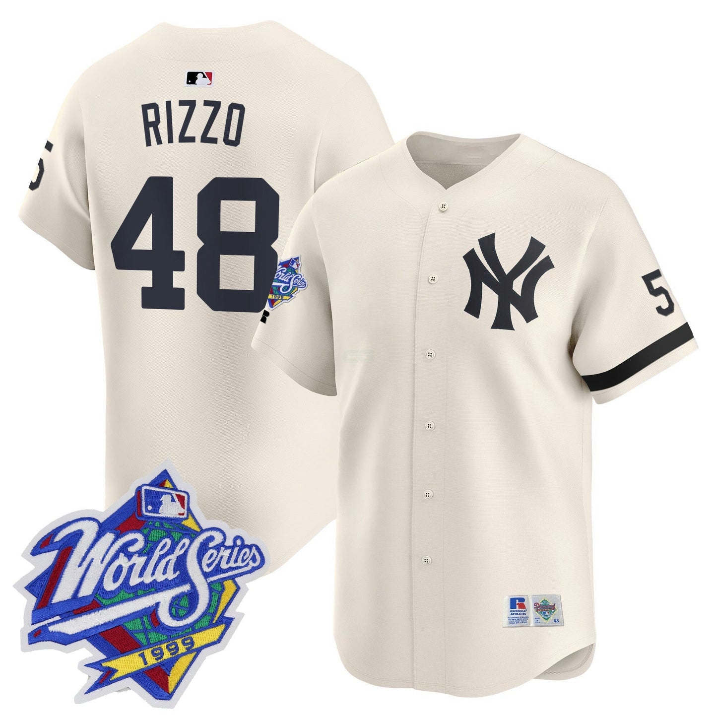 Camisa MLB Men’s 1999 Throwback Joe DiMaggio Patch Vapor Premier Limited Jersey