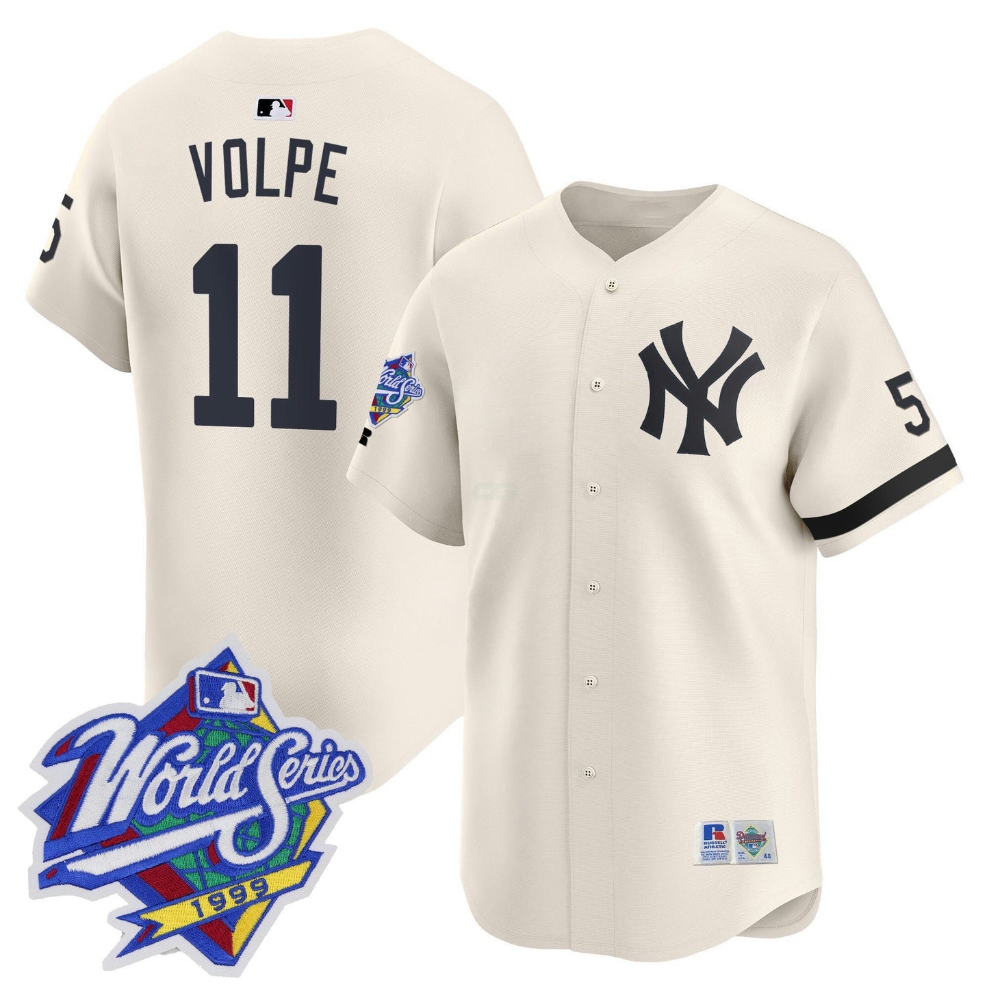 Camisa MLB Men’s 1999 Throwback Joe DiMaggio Patch Vapor Premier Limited Jersey
