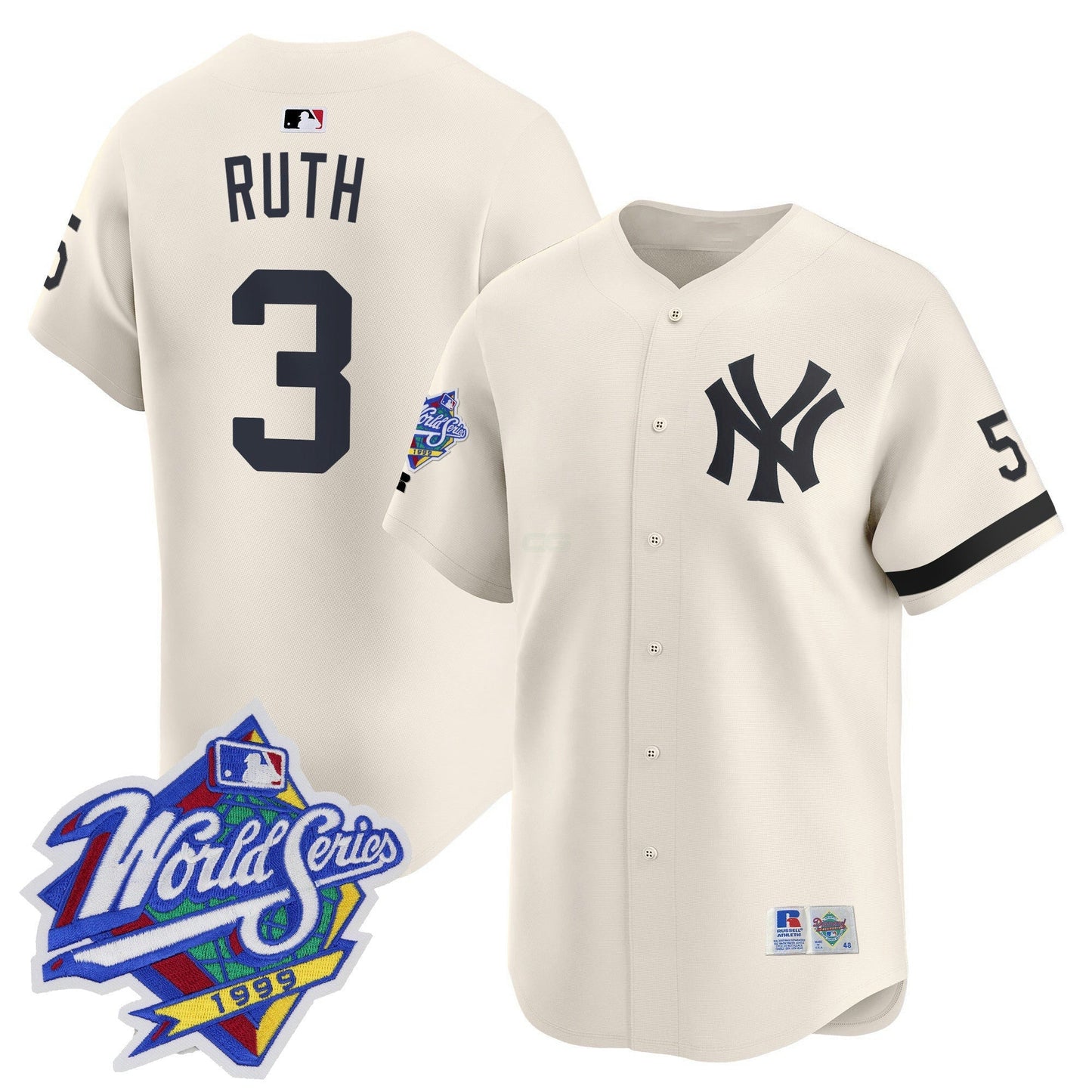 Camisa MLB Men’s 1999 Throwback Joe DiMaggio Patch Vapor Premier Limited Jersey