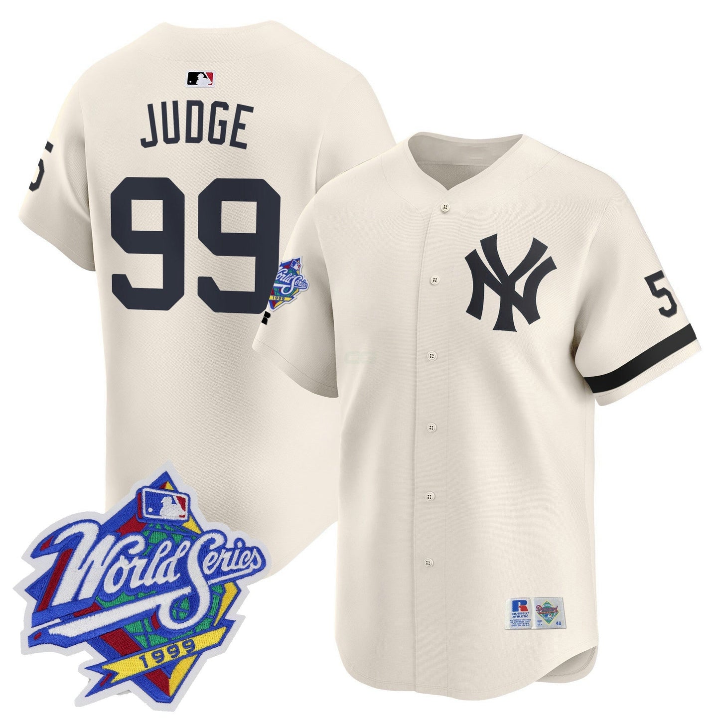 Camisa MLB Men’s 1999 Throwback Joe DiMaggio Patch Vapor Premier Limited Jersey
