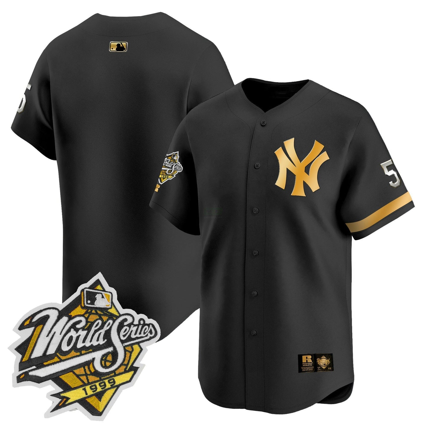 Camisa MLB Men’s 1999 Throwback Joe DiMaggio Patch Vapor Premier Limited Jersey