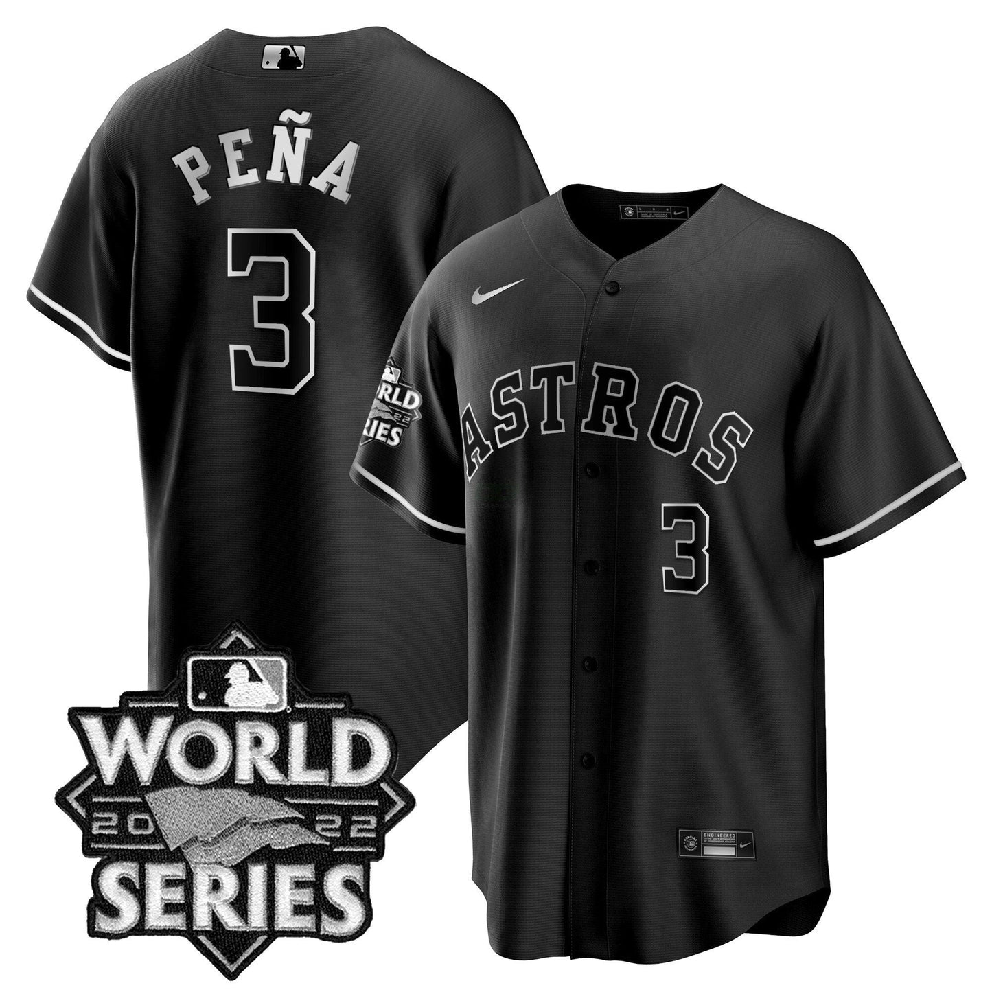 Camisa MLB Men’s 2022 World Series Dourada Limited Jersey