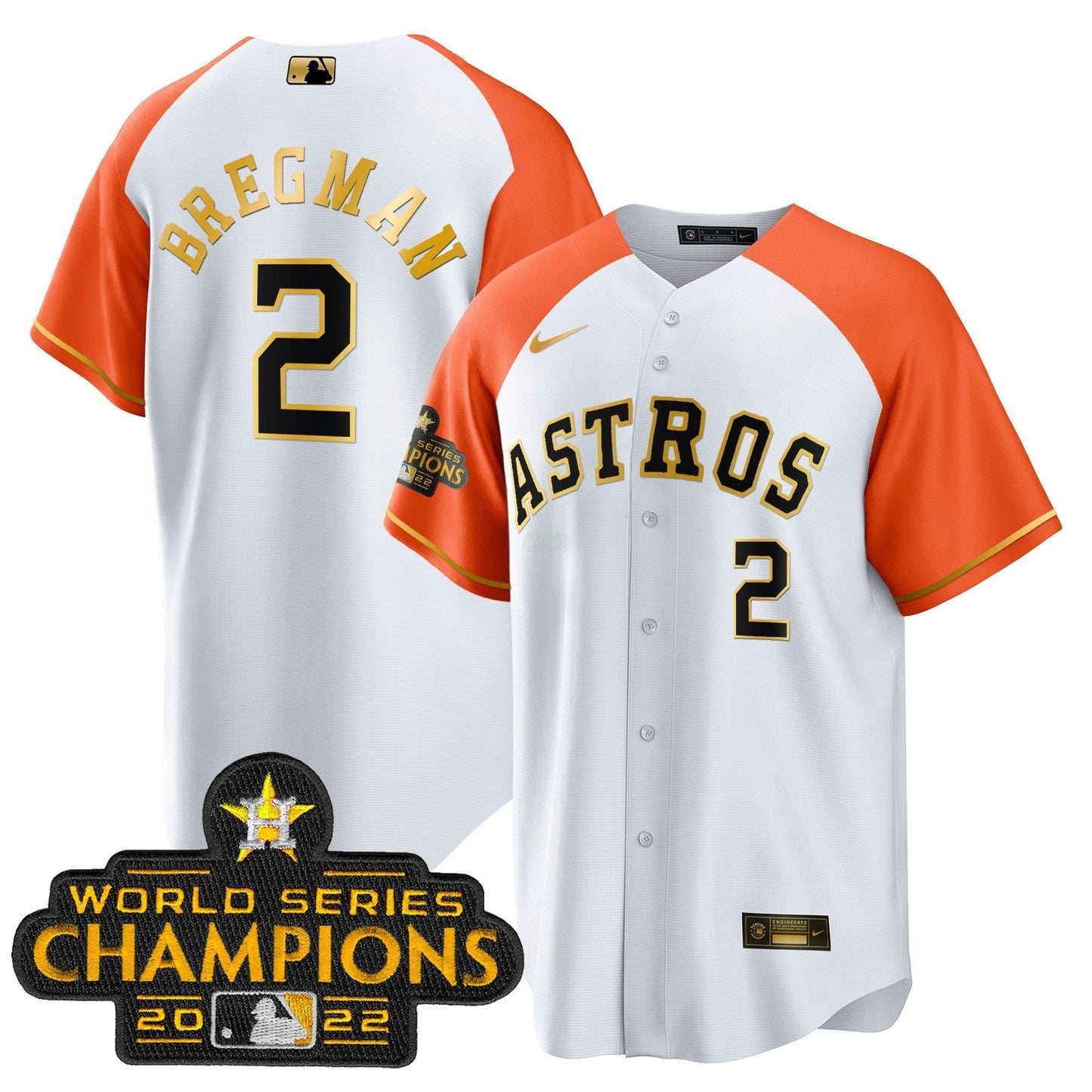 Camisa MLB Men’s 2023 Dourada Alternativa Cool Base Jersey