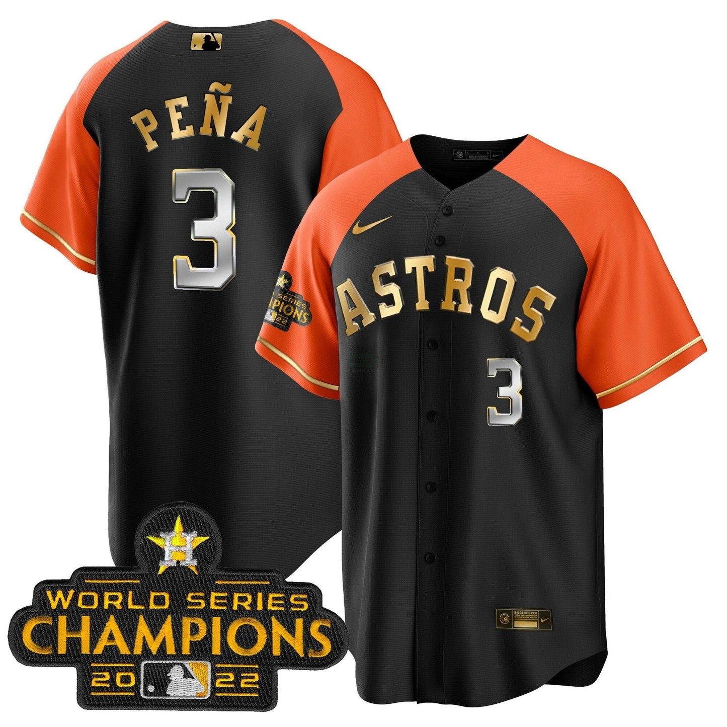 Camisa MLB Men’s 2023 Dourada Alternativa Cool Base Jersey