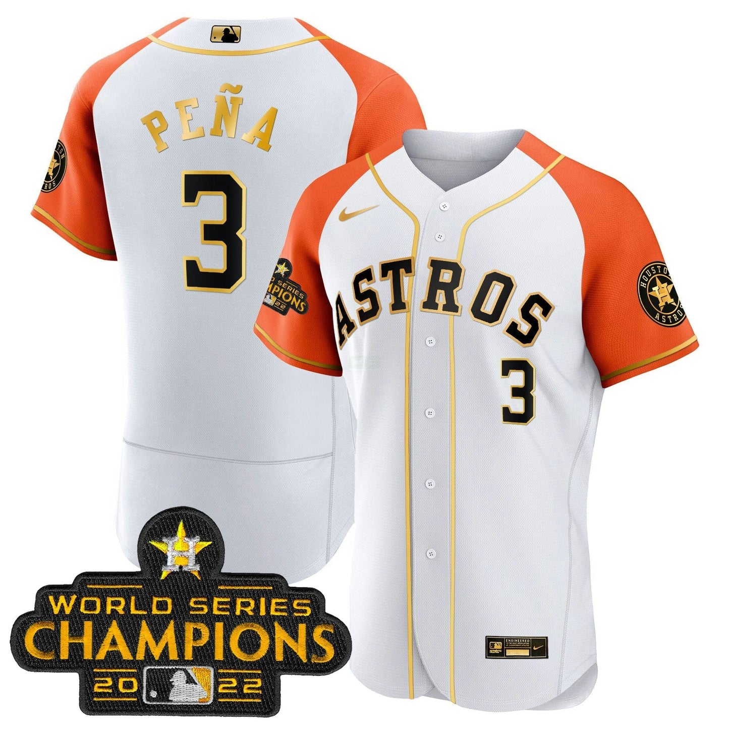 Camisa MLB Men’s 2023 Dourada Alternativa Flex Base Jersey