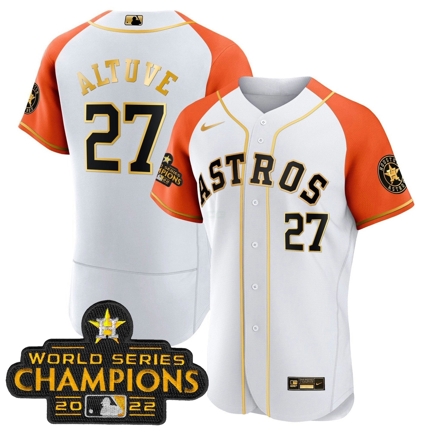 Camisa MLB Men’s 2023 Dourada Alternativa Flex Base Jersey